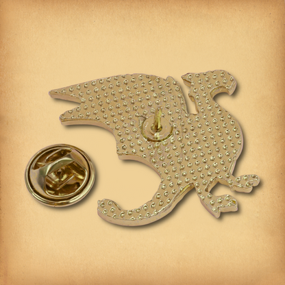 Brown Dragon Enamel Pin