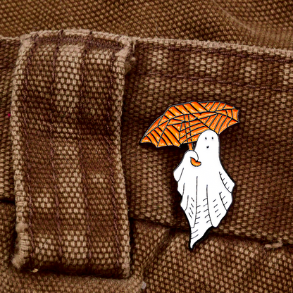 Parasol Ghost Enamel Pin