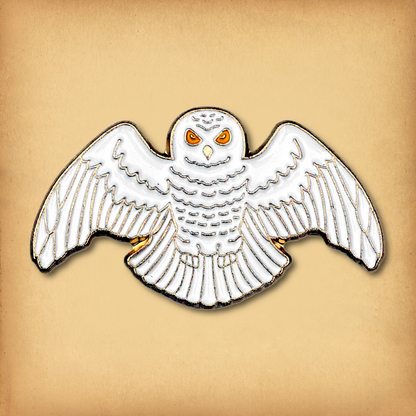 Snowy Owl Enamel Pin