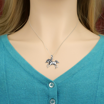 Silver Unicorn Pendant