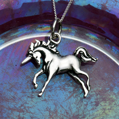 Silver Unicorn Pendant