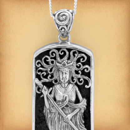 Silver Lady of the Lake Pendant