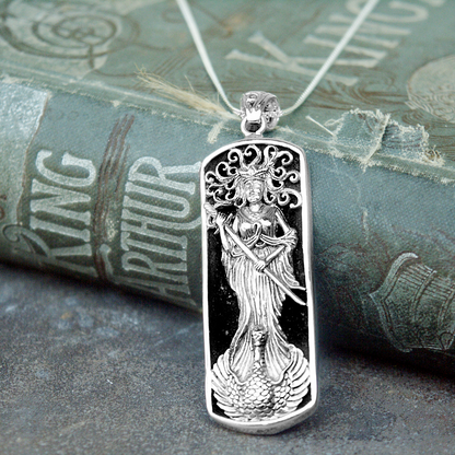 Silver Lady of the Lake Pendant