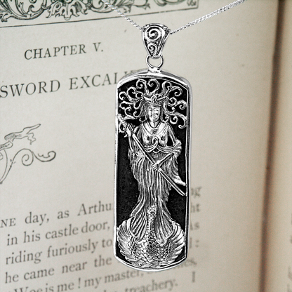 Silver Lady of the Lake Pendant