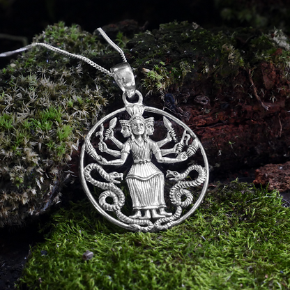 Silver Hecate Pendant