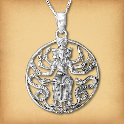 Silver Hecate Pendant