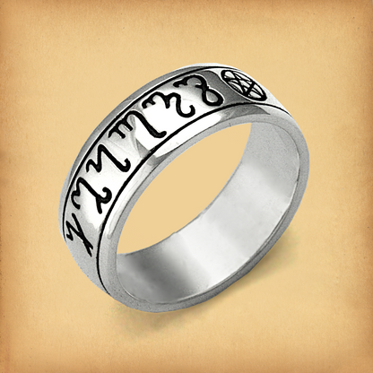 Silver Pagan Handfasting Ring