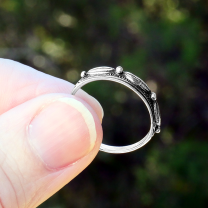 "Touch of Silver" Ring