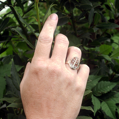 Silver Tree of Life Ring