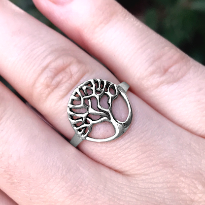 Silver Tree Ring