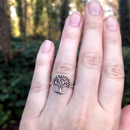 Silver Tree Ring