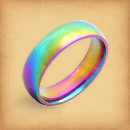 Rainbow Stainless Steel Ring