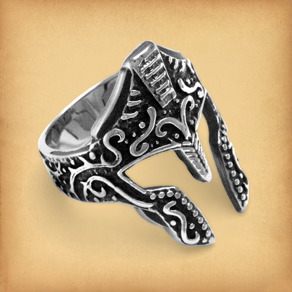 Ancient Warrior Steel Ring