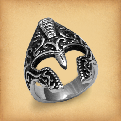 Ancient Warrior Steel Ring