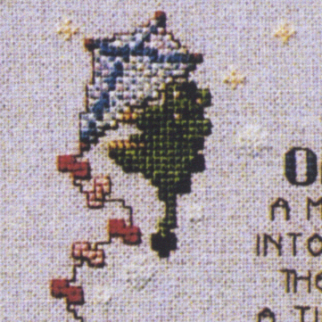 Dragonlet's Birth Sampler Cross Stitch Pattern