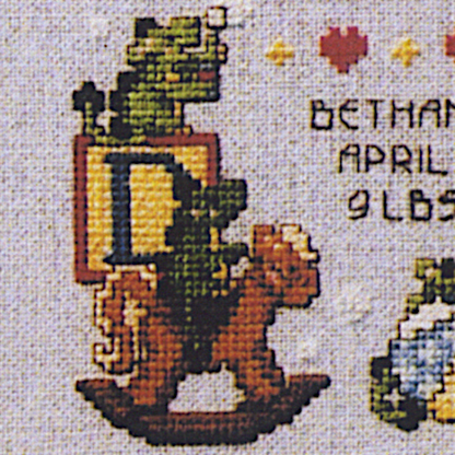 Dragonlet's Birth Sampler Cross Stitch Pattern