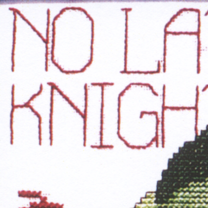 "No Late Knight Snacking" Cross Stitch Pattern