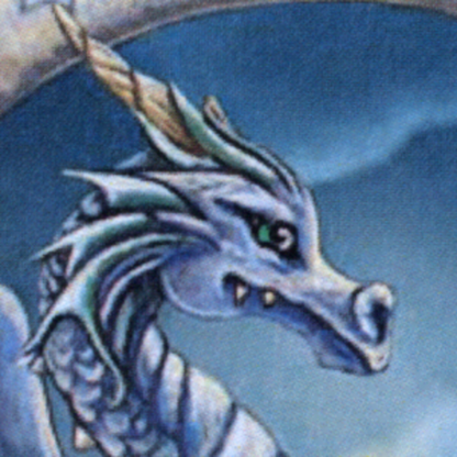 Moon Dragon Cross Stitch Pattern