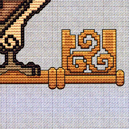 Key of Wisdom Cross Stitch Pattern