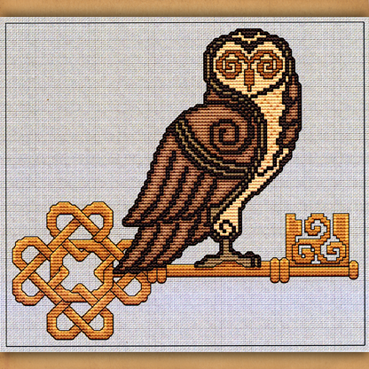 Key of Wisdom Cross Stitch Pattern