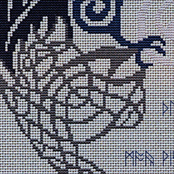 Odin's Ravens Cross Stitch Pattern