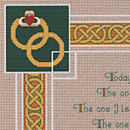 Celtic Wedding Memory Cross Stitch Pattern