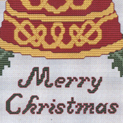 Celtic Christmas Angel Cross Stitch Pattern