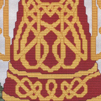 Celtic Christmas Angel Cross Stitch Pattern