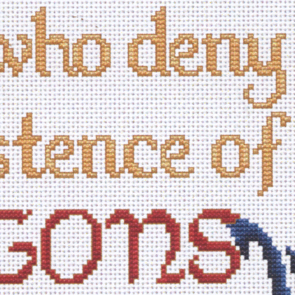 "Deny Dragons" Cross Stitch Pattern