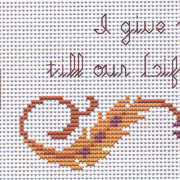 Handfasting Keepsake Cross Stitch Pattern