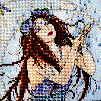 Water Goddess Cross Stitch Pattern