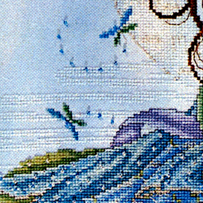 Water Goddess Cross Stitch Pattern