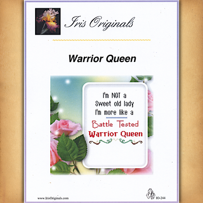 "Warrior Queen" Cross Stitch Pattern