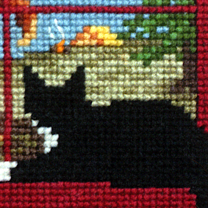 "What the Cat Saw: Bigfoot" Cross Stitch Pattern