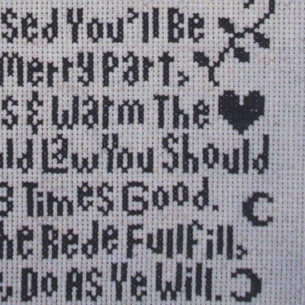 Rede Sampler Cross Stitch Pattern