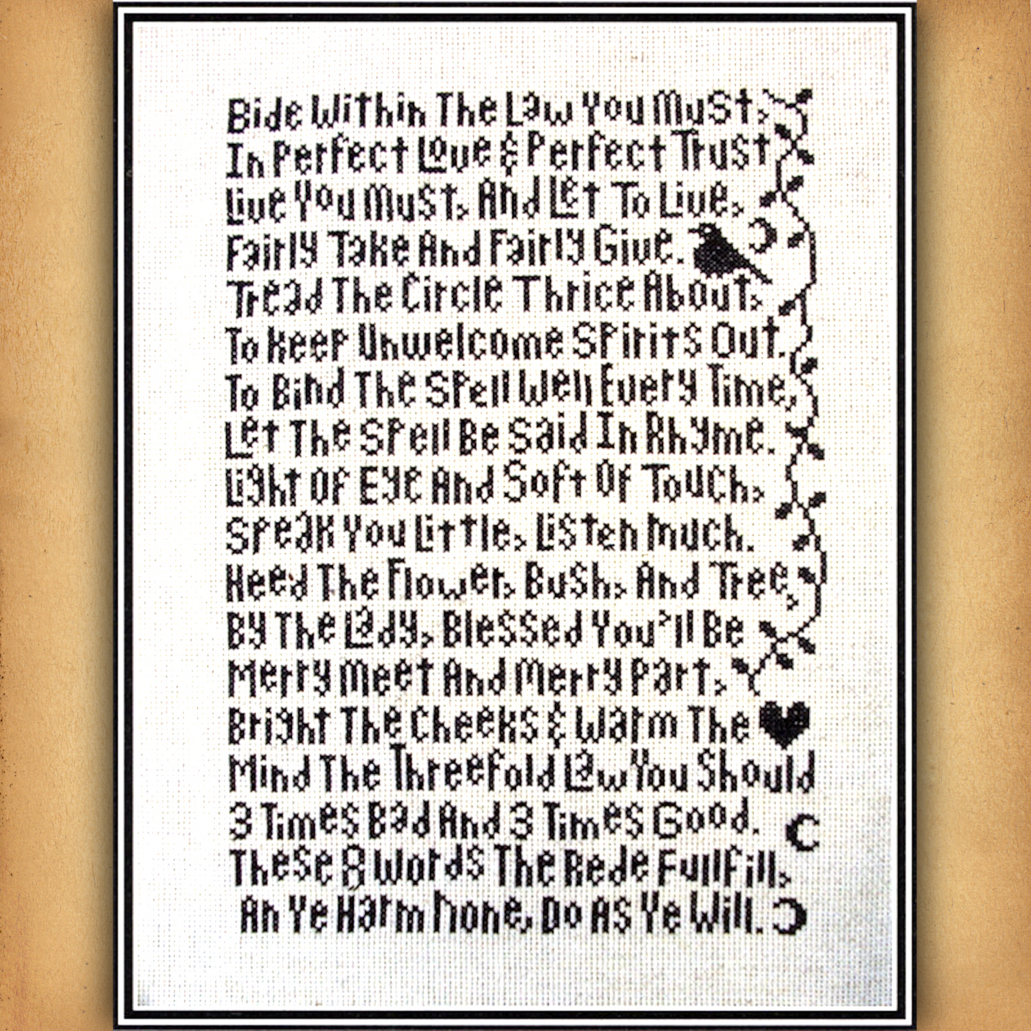 Rede Sampler Cross Stitch Pattern