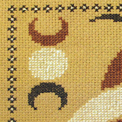 Triple Moon Cross Stitch Pattern