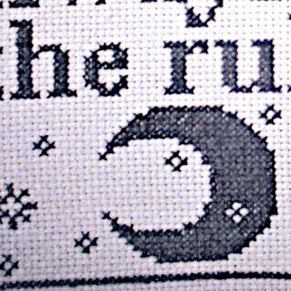 Remember the Rule Cross Stitch Pattern