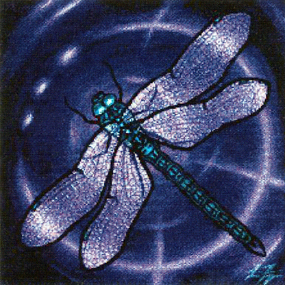 Dragonfly Cross Stitch Pattern