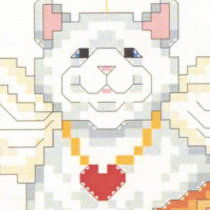 Meowy Christmas Cross Stitch Pattern