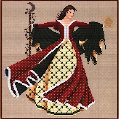 Dance of the Winter Solstice Cross Stitch Pattern