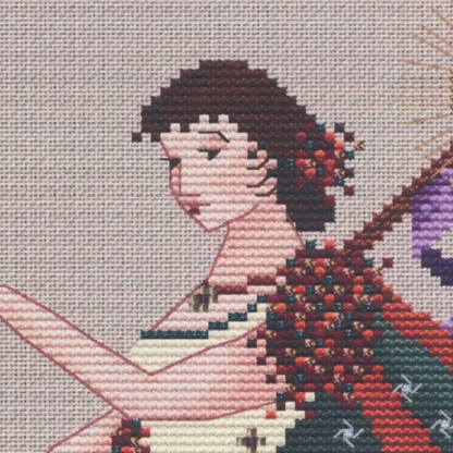 Dance of the Autumnal Equinox Cross Stitch Pattern