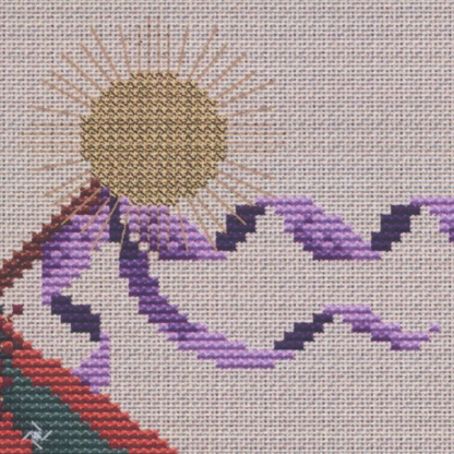 Dance of the Autumnal Equinox Cross Stitch Pattern