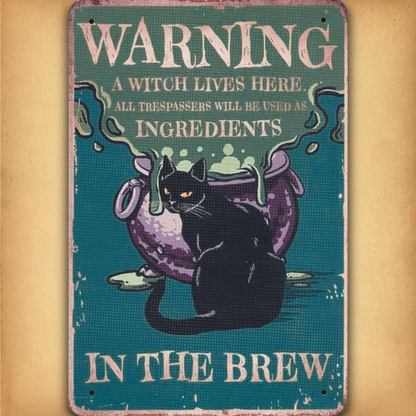 Ingredients Tin Sign