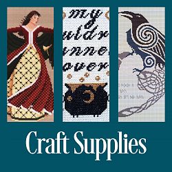 Craft Supplies - Magical Cross Stitch Patterns. Pagan Cross Stitch Patterns. Dragon Cross Stitch Patterns. Celtic Cross Stitch Patterns. Sewing Accessories.