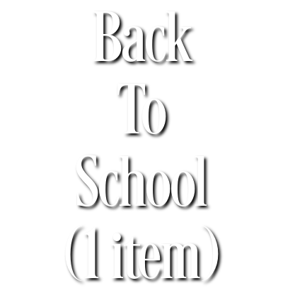 Search Results for Back To School (1 item)