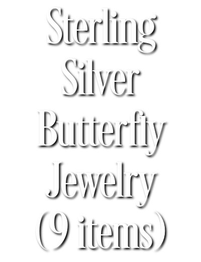 Search Results for Sterling Silver Butterfly Jewelry (9 items)