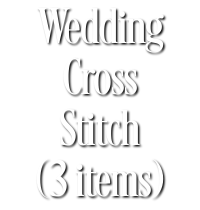 Search Results for Wedding Cross Stitch (3 items)